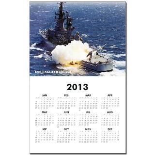 USS ENGLAND (CG 22) Calendar Print