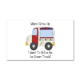 Alialley Gifts  Alialley Wall Decals  Drive IceCream Truck 22x14