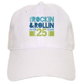 25 Years Gifts  25 Years Hats & Caps  25th Anniversary Rock N