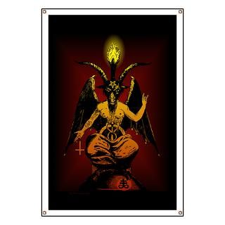 Satanic Goat Banner  HUGE 28x42 for $59.00