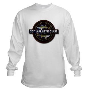 Long Sleeve 30 inch Walleye Club T Shirt