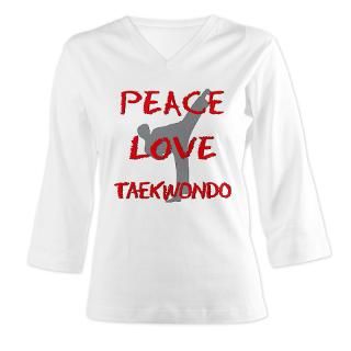 Peace Love Taekwondo Shirts  Expressive Mind