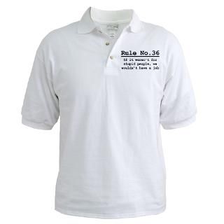 911 Polos  Rule No. 36 Golf Shirt
