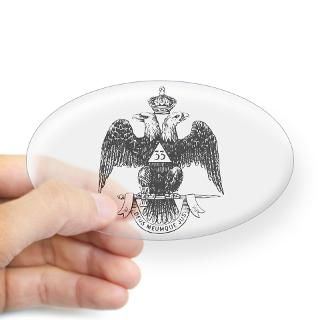 Scottish Rite 33 Oval Decal for $4.25