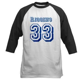 Sleeve Ts  Riggins 33 Jersey Baseball Jersey