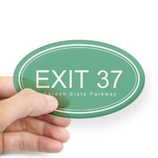 GSP Exit 37 Oval Decal for $4.25