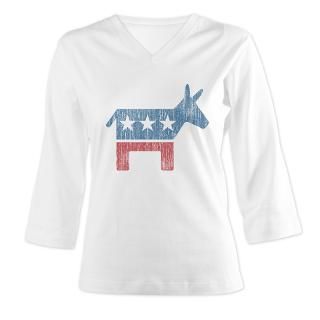 Democrat Gifts  Democrat Long Sleeve Ts  Vintage Democrat Donkey