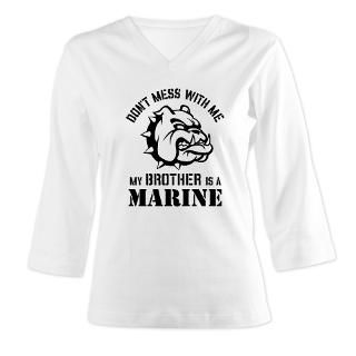 Marine Sibling Womens Long Sleeve Shirt (3/4 Sleeve) by pridegiftshop