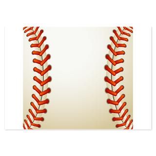 Baseball Texture Ball 3.5 x 5 Flat Cards