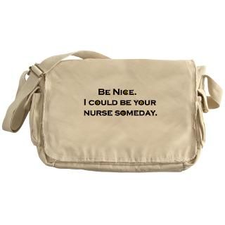Be Nice.Messenger Bag for $37.50
