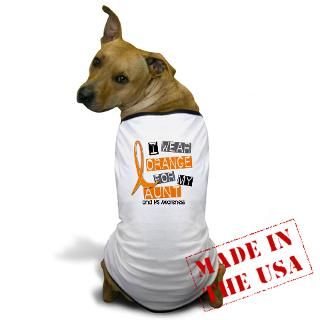 Wear Orange 37 MS Dog T Shirt for $19.50