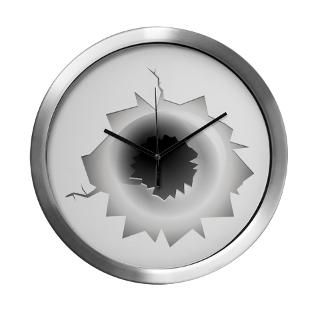 Bullet Hole Modern Wall Clock for $42.50