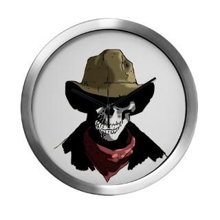 Cowboy Skull Modern Wall Clock for $42.50