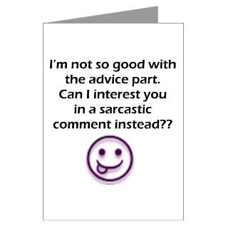 Sarcastic Greeting Cards  Buy Sarcastic Cards