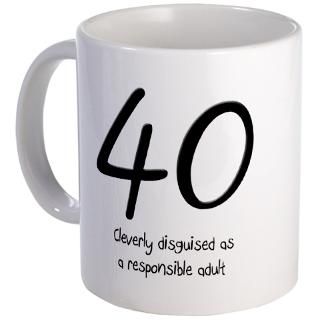 40 Gifts  40 Drinkware  40th Birthday Mug