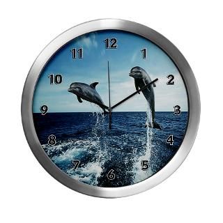 Dolphin Diving Modern Wall Clock for $42.50