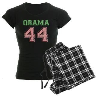 Obama 44 Pink Green Pajamas for $44.50