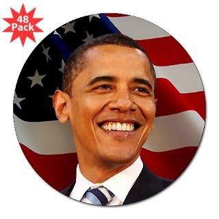 Obama Patriotic 3 Lapel Sticker (48 pk) for $30.00