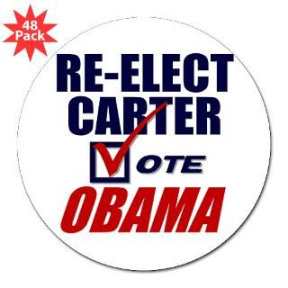 Re elect Carter 3 Lapel Sticker (48 pk) for $30.00