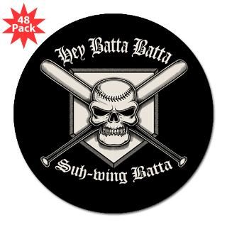  Hey Batta Batta 3 Lapel Sticker (48 pk