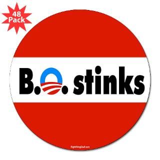Stinks 3 Lapel Sticker (48 pk)