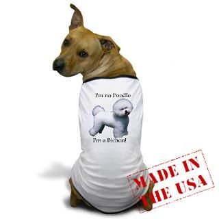 Bichon Gifts  Bichon Pet Apparel  No Poodle Dog T Shirt
