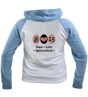 peace love quinceanera women s tracksuit $ 47 49