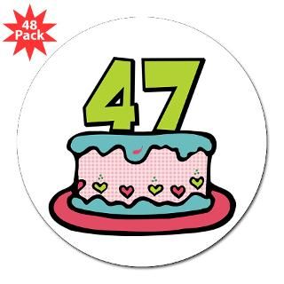47Th Birthday Stickers  47Th Birthday Bumper Stickers –