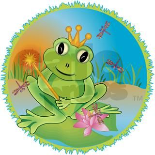 Frog Prince 3 Lapel Sticker (48 pk) Sticker by wackytshirtshop