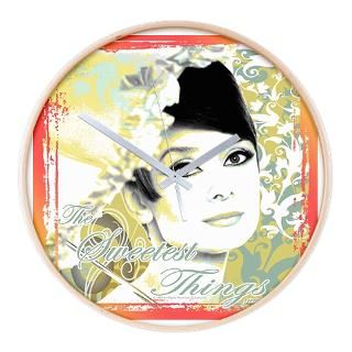 Audrey Hepburn 56 Umbrella   Wall Clock for $54.50