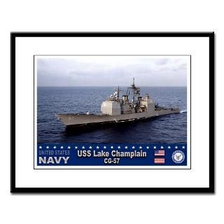 USS Lake Champlain CG 57 Guided Missile Cruiser  USA NAVY PRIDE