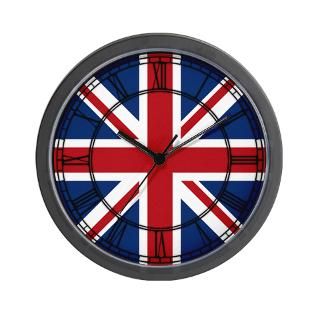 United Kingdom Union Jack Flag Wall Clock for $18.00