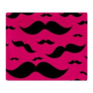 Pink Mustache Stadium Blanket for $59.50