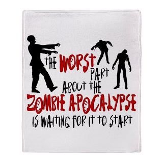 Zombie Apocalypse Waiting Stadium Blanket for $59.50