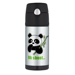Animals Gifts  Animals Drinkware  Oh Shoot Panda Thermos Bottle