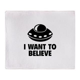 Want To Believe Stadium Blanket for $59.50