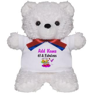 PERSONALIZED 65 YR OLD Teddy Bear for $18.00
