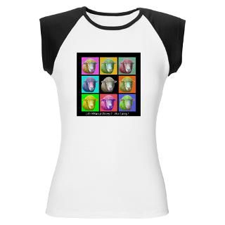 Pop Art Sheep ~Womens Cap Sleeve T Shirt