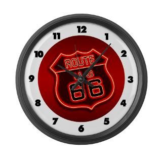 Route 66 Modern Wall Clock by route66search