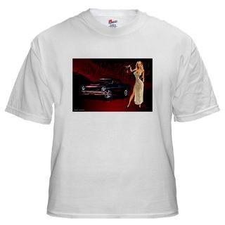 1966 Nova T shirts  66 Nova on White T Shirt