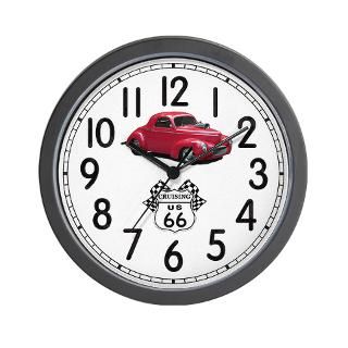 Cruising Route 66 Willys Wall Clock for $18.00
