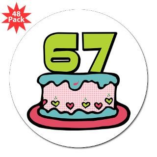 Happy 67Th Birthday Stickers  Happy 67Th Birthday Bumper Stickers