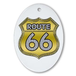 Route 66   Bling Oval Ornament for $12.50