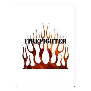 Firefighter Tribal Fire Magnetic Dry Erase Board
