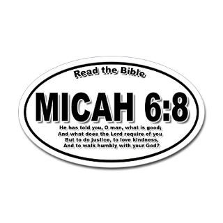 Micah 68 Oval Decal for $4.25