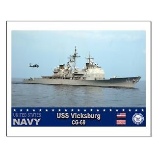 USS Vicksburg CG 69 Guided Missile Cruiser  USA NAVY PRIDE
