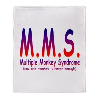 Multiple Monkey Syndrome Stadium Blanket for $74.50