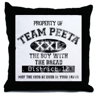 Property of Team Peeta Throw Pillow