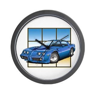 79 81 Trans Am Blue Wall Clock for $18.00