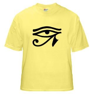 Black Eye of Horus on T shirts, tops and a range of gift items